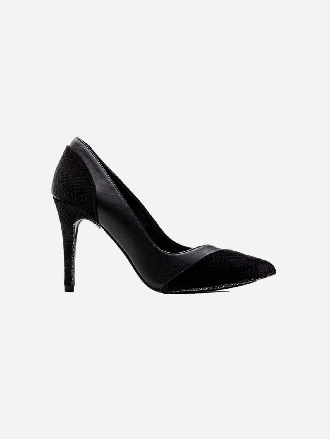 Urbanima Opera Vegan Leather Stilettos Black