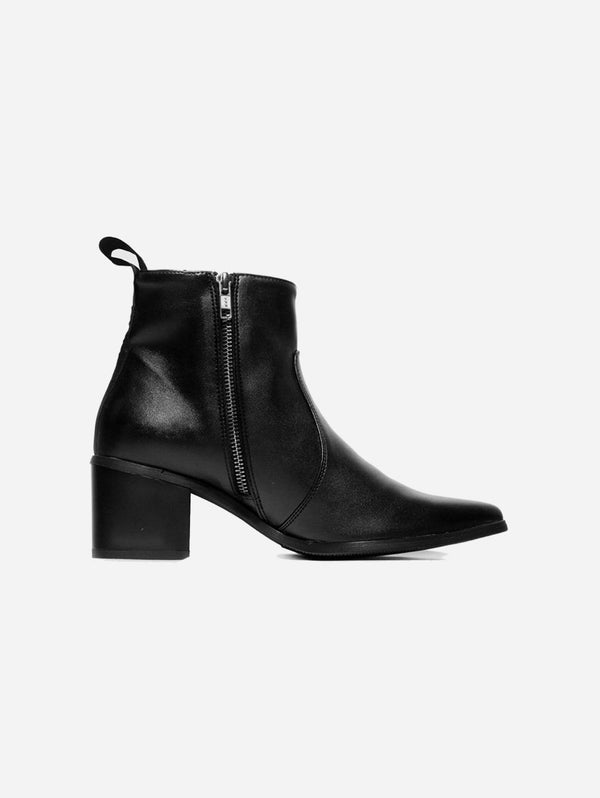 Bohema - Desserto® Cactus Leather Vegan Ankle Boots | Black