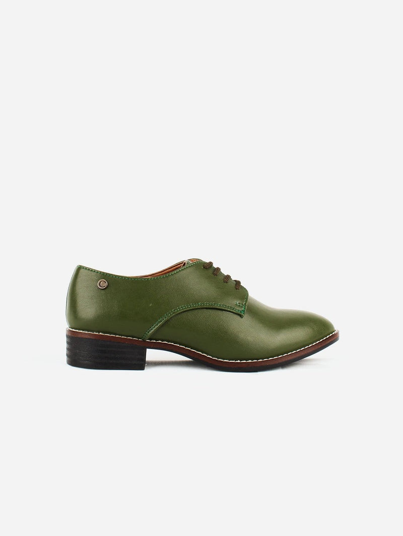 Indvandring regional Paradoks Esther Desserto® Cactus Leather Vegan Derby Shoe | Green from Carmona  Collection