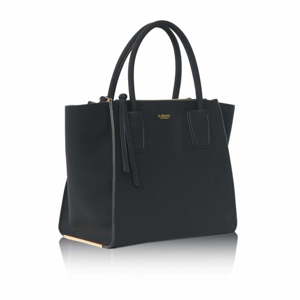 LaBante London - Sophie Vegan Leather Tote Bag | Black