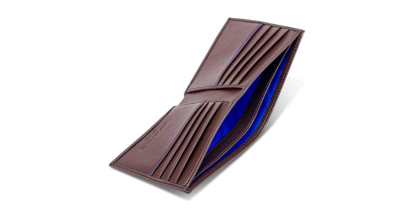 Cobalt Blue Leather Wallet — MUSEUM OUTLETS