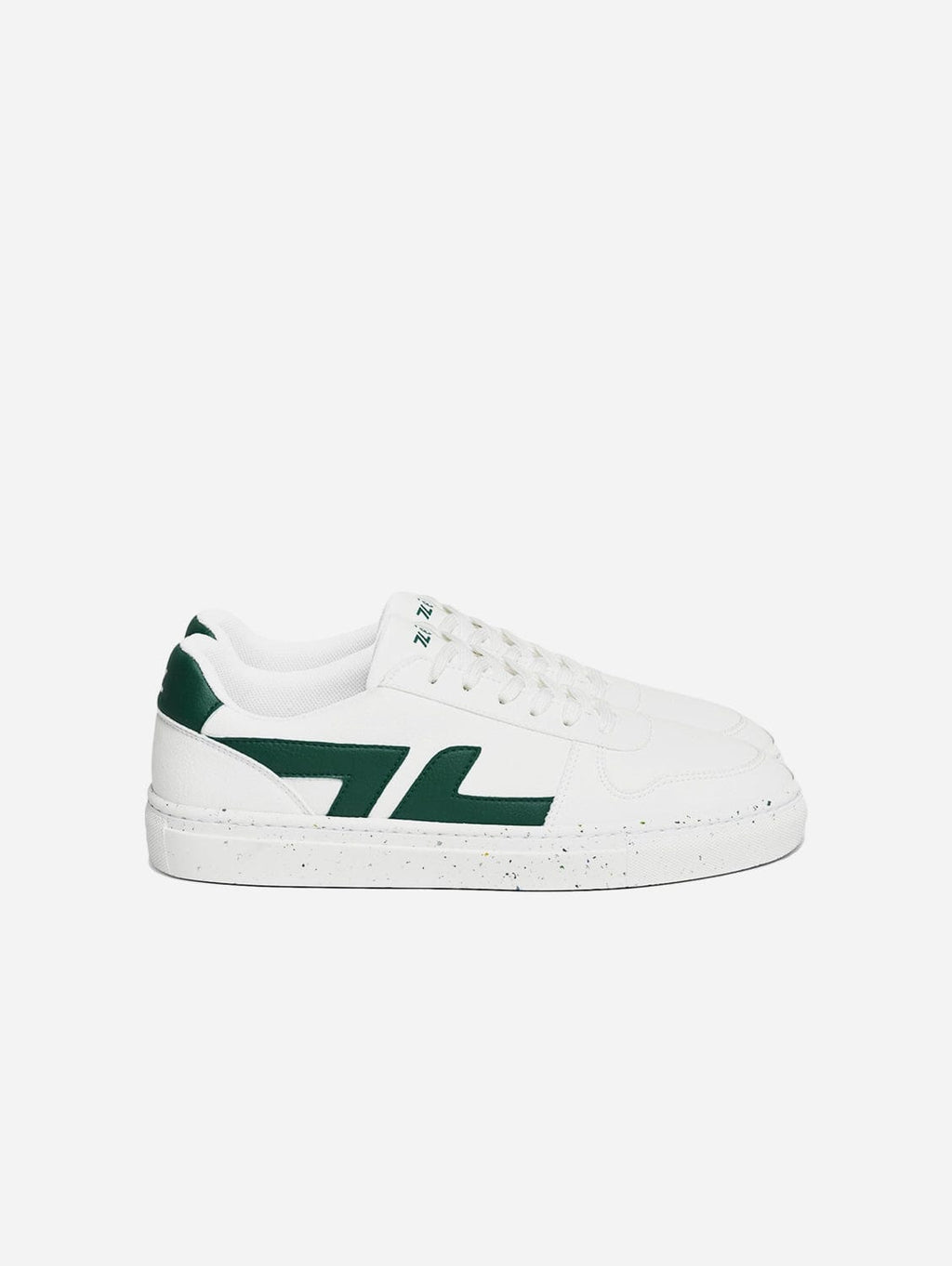 Alpha Grape Leather Vegan Trainers | Green by Zeta Shoes - Immaculate Vegan
