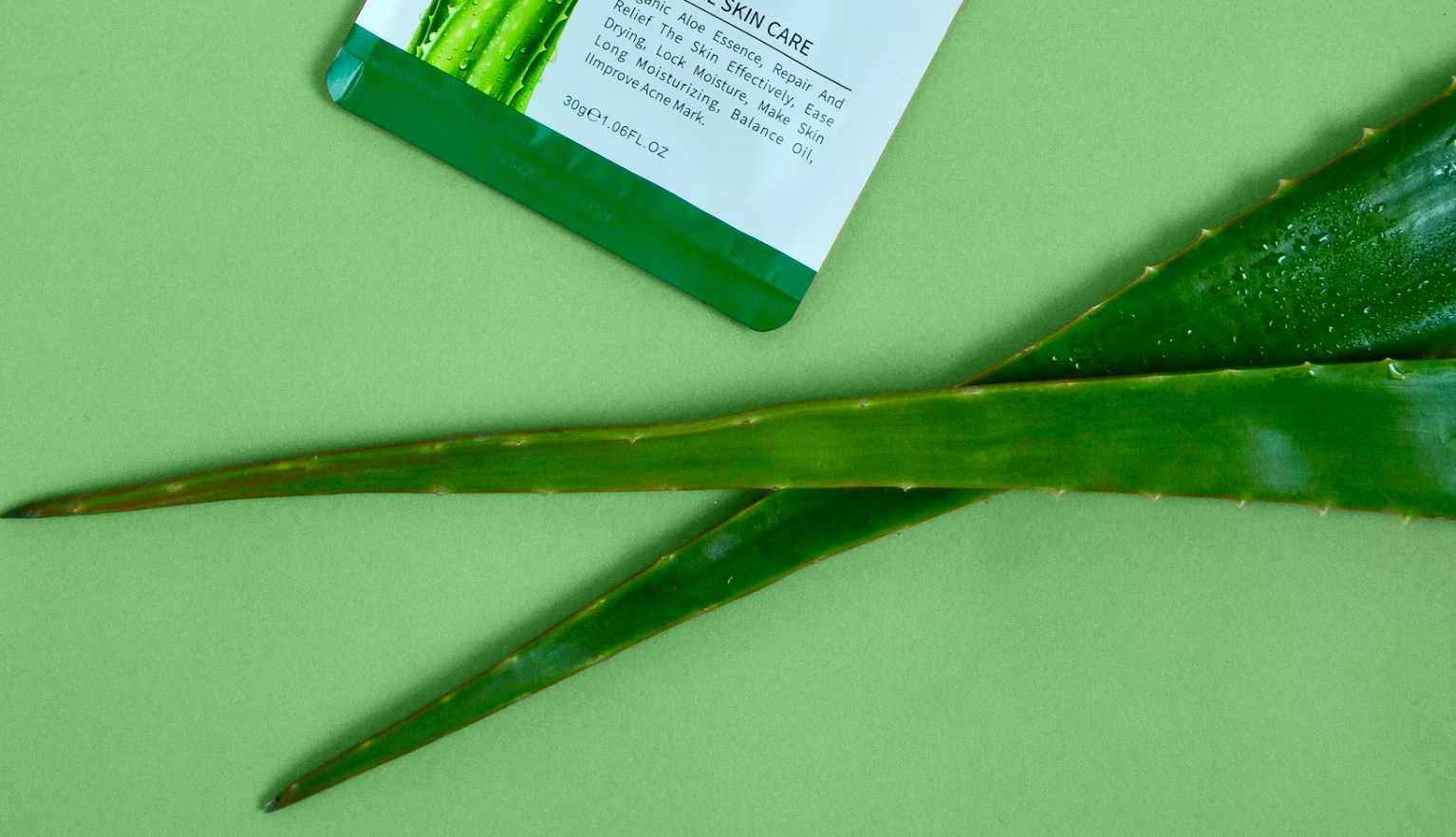 An aloe vera plant in herbalife juices