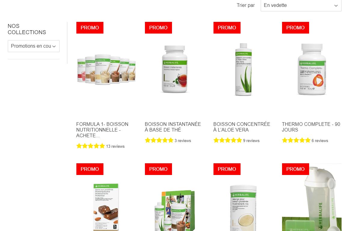 A Herbalife store to order online