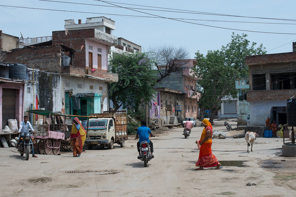 Bagru blockprinting village