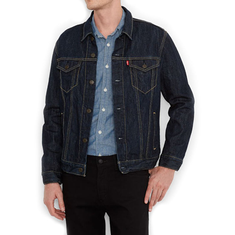 levi's trucker rinse