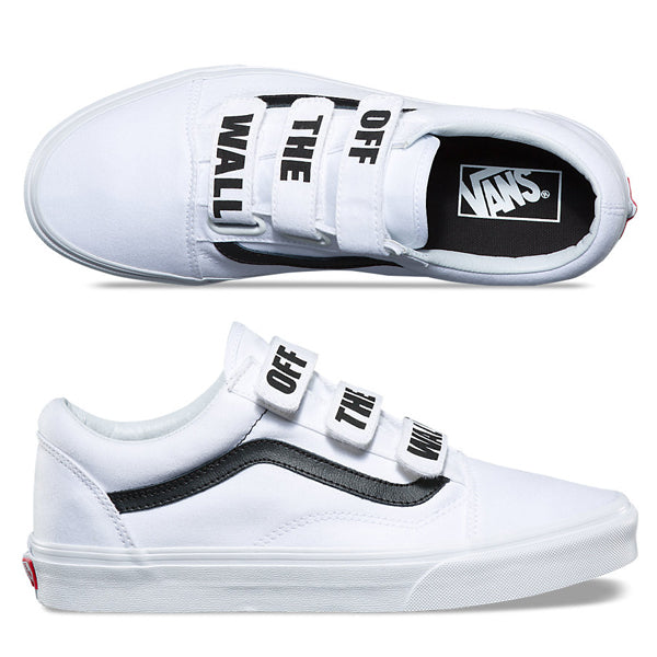 Vans Men'S Old Skool Velcro Strap Off The Wall Canvas Sneaker Skate Sh –  Chimes Boutiques