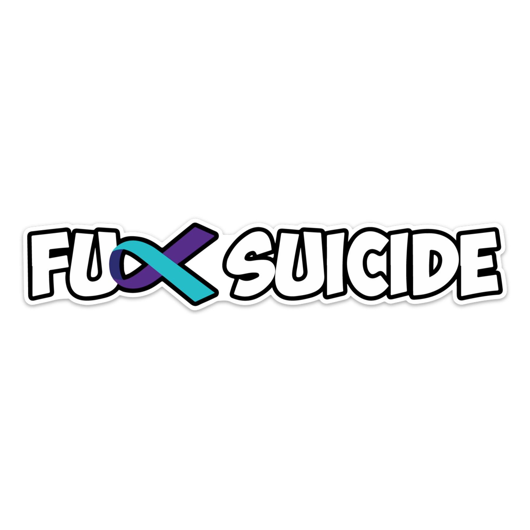 F*CK SUICIDE STICKER | stickermize | Reviews on Judge.me