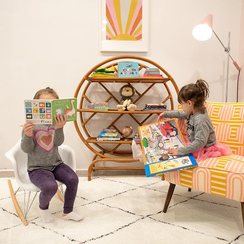 Kids reading in the play area at Waterlemon Kids