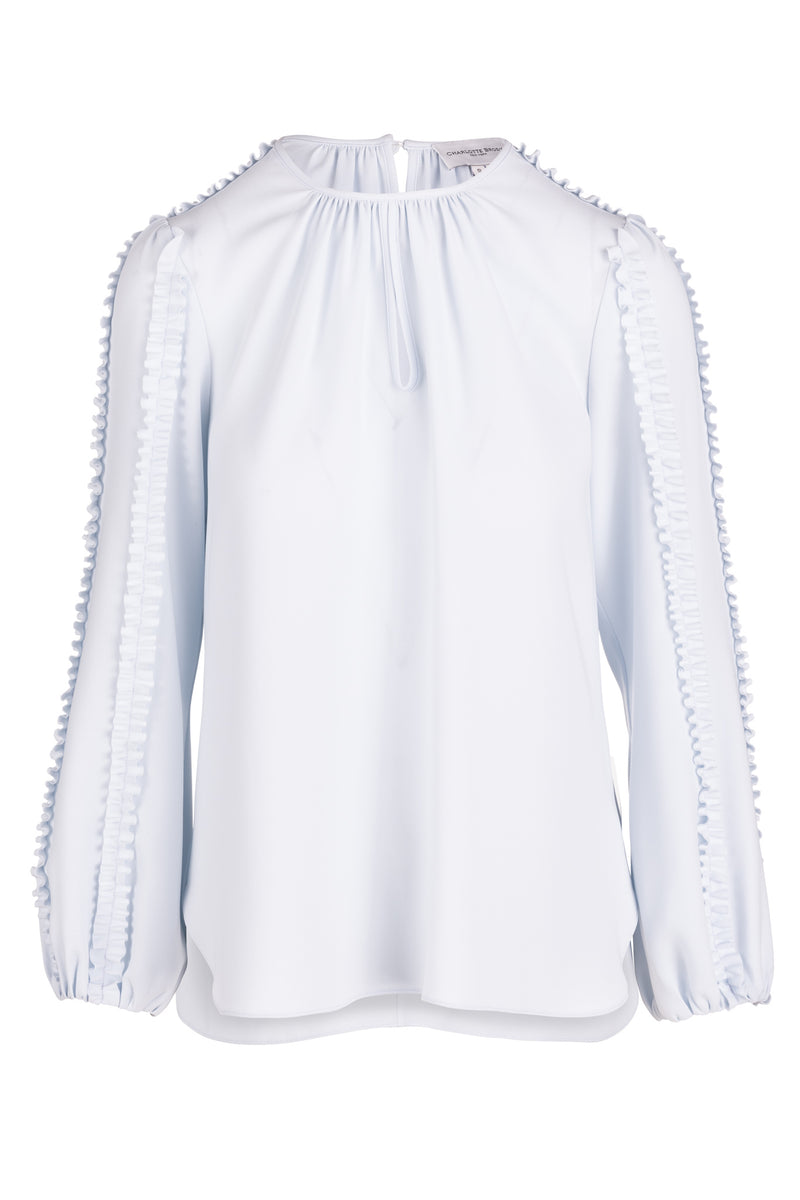 Gardenia Blouse - Sky – Charlotte Brody