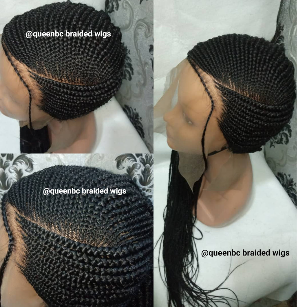 lemonade braid lace front wig