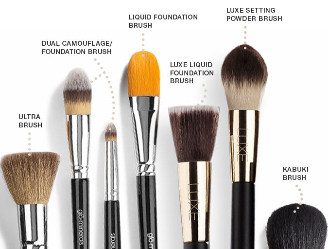 brushes for mineral foundation 