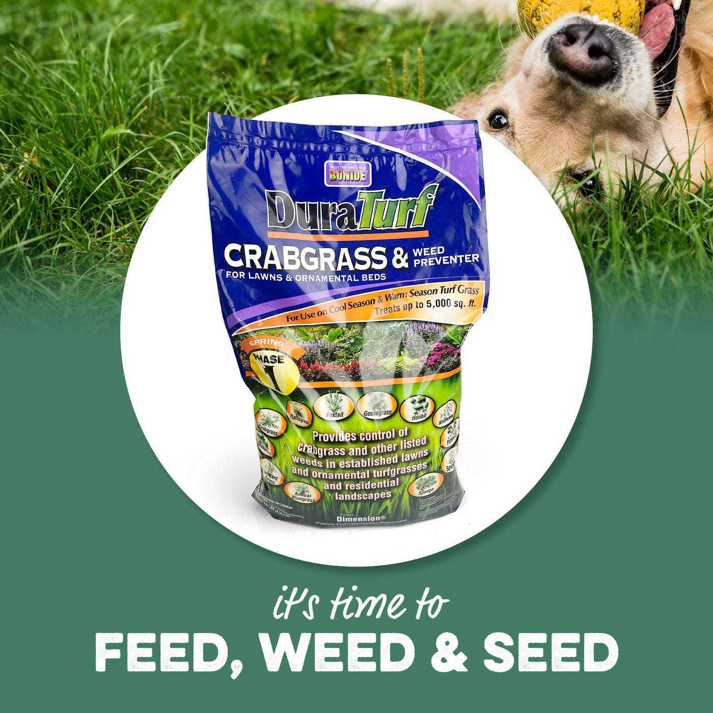 Bonide®
     Crabgrass & Weed Preventer