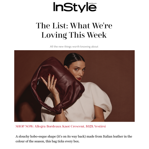 VESTIRSI ALLEGRA BORDEAUX IN INSTYLE AUSTRALIA