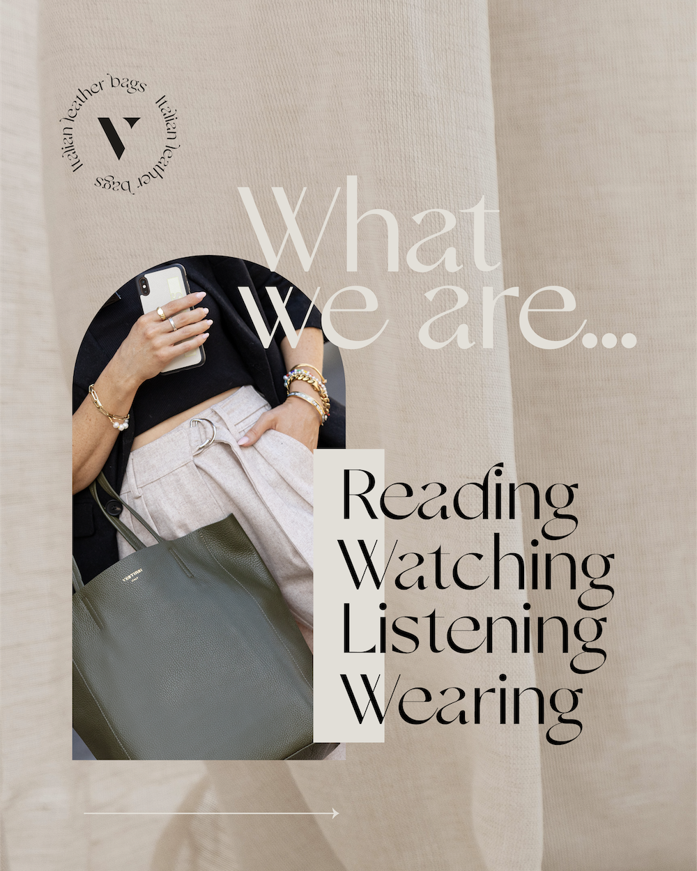 WHAT WE ARE READING WATCHING LISTENING WEARING