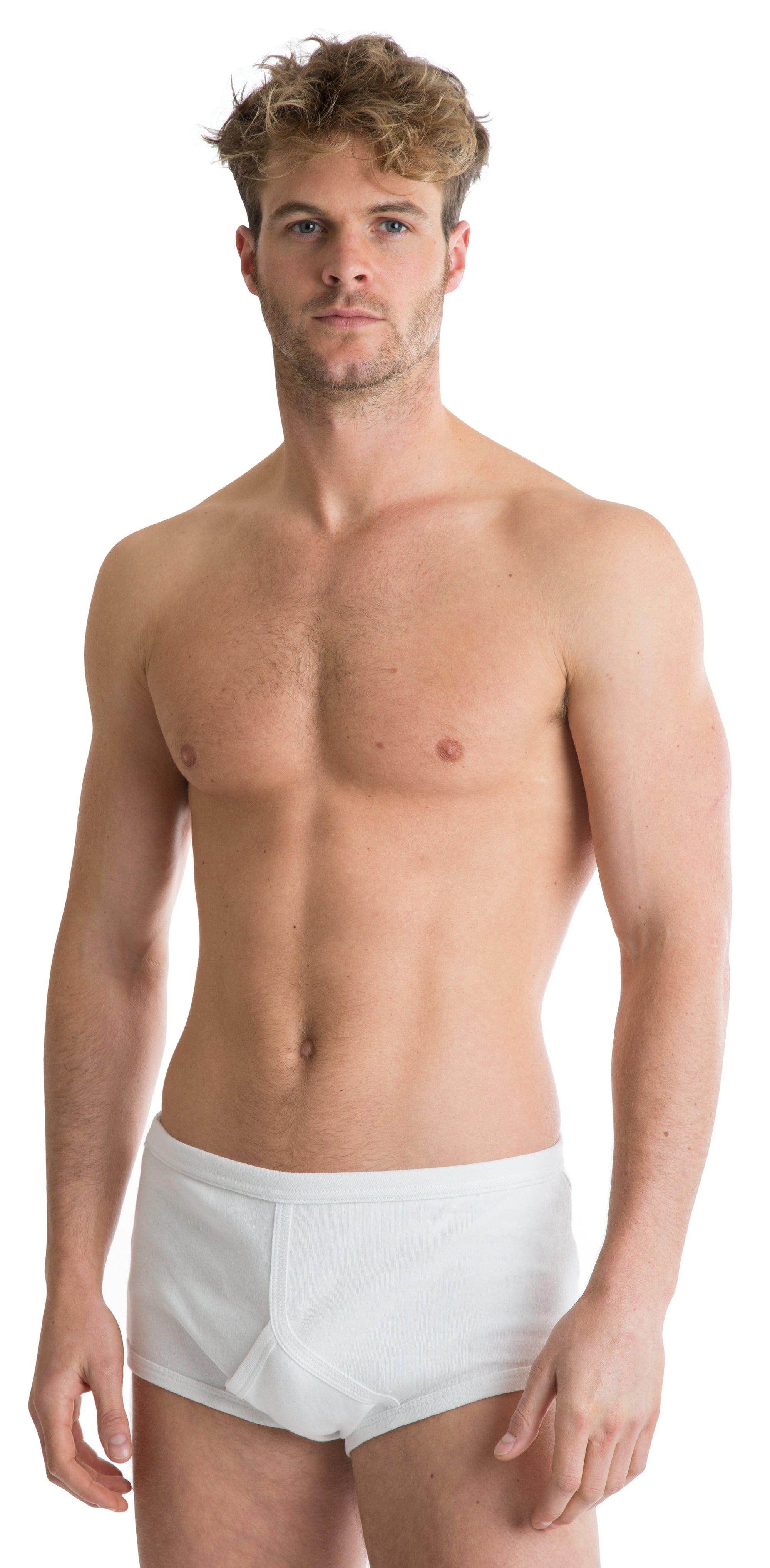 Haigman Mens Haigman Three Pack White Boxer Briefs