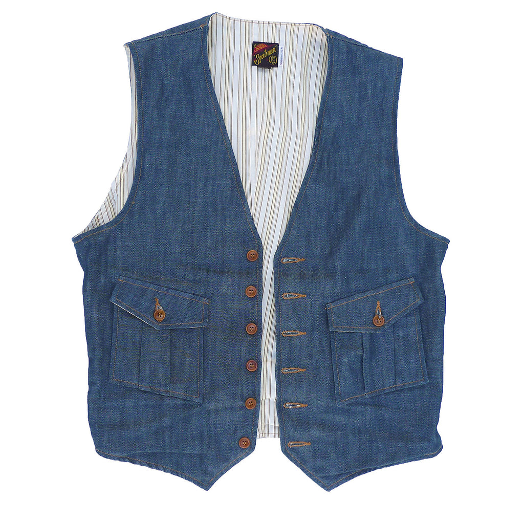 Continental Vest - Player Denim | Mister Freedom®