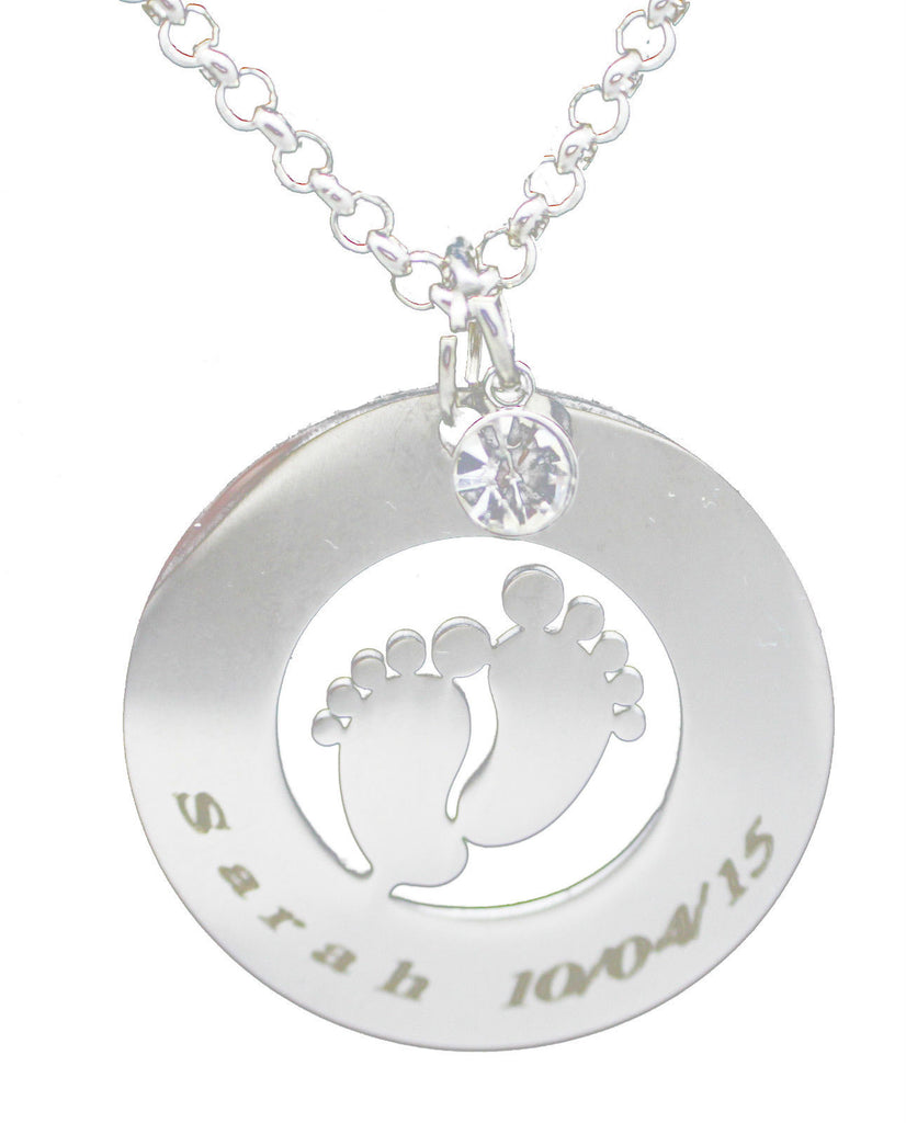 personalised baby necklace