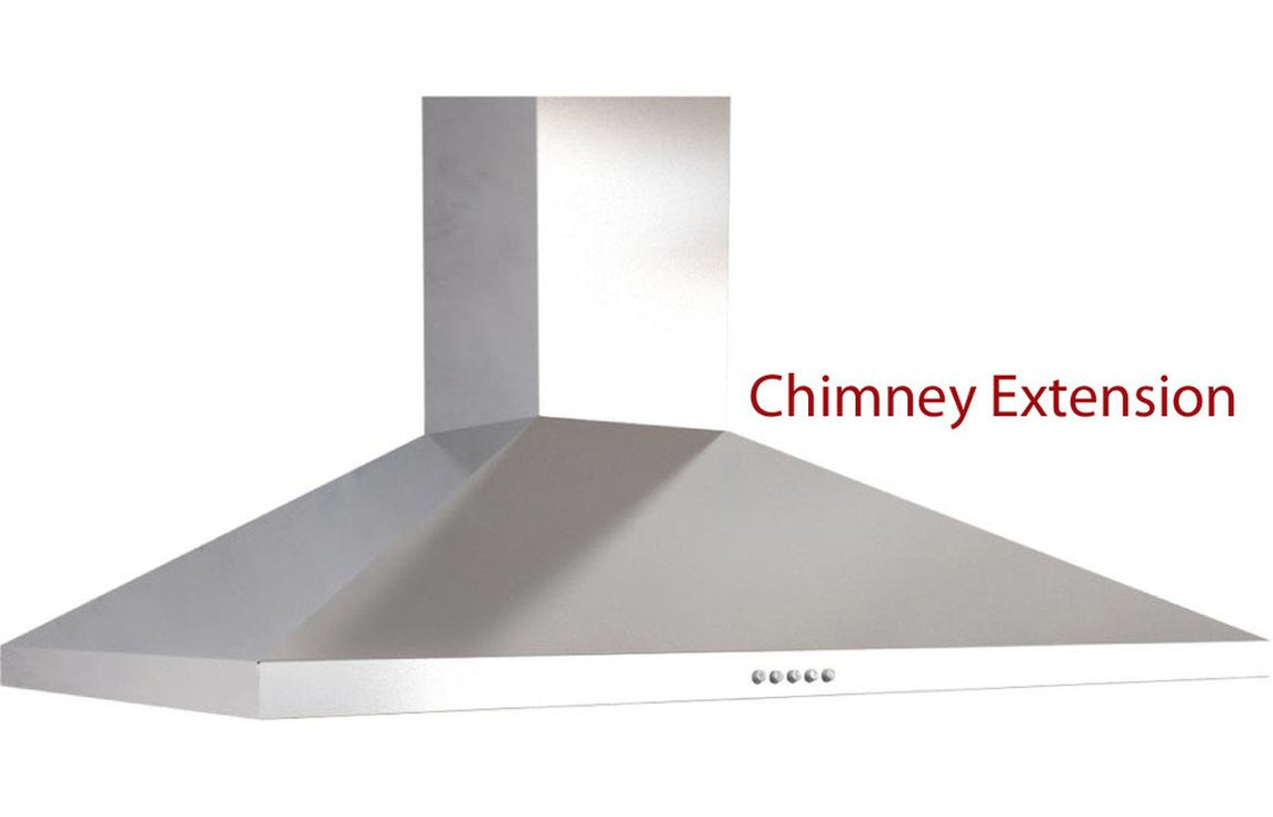 Prima Chimney Hood Extension - St/Steel | Prima Chimney Hoods