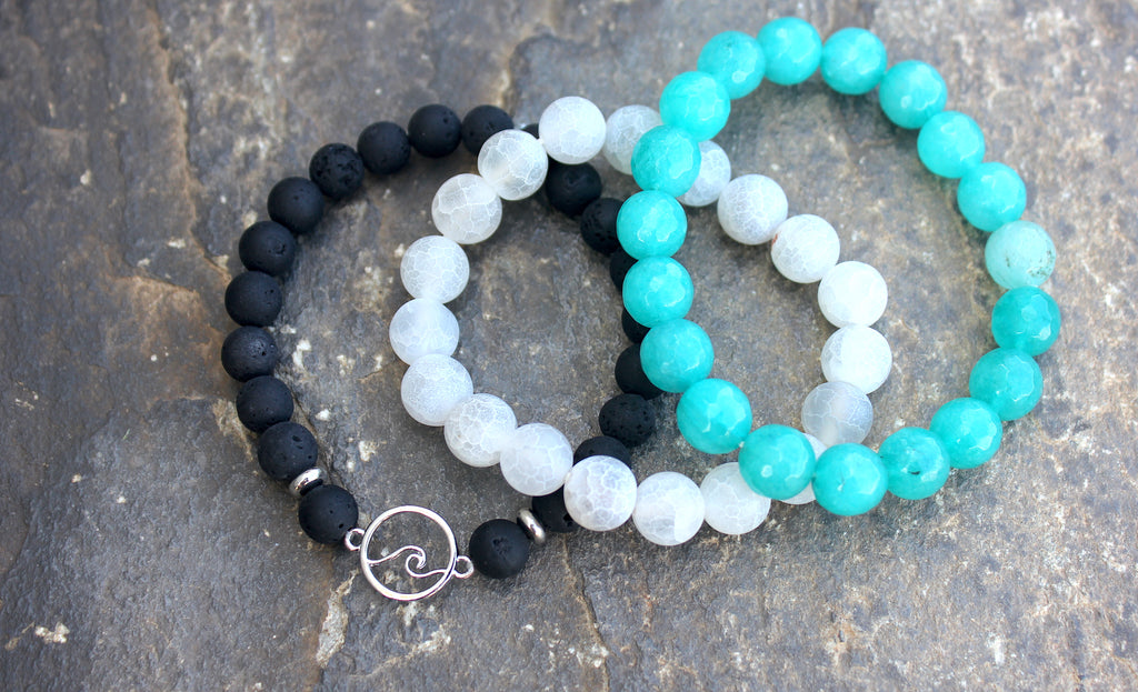 Lava Rocks Beads Bracelet – Aolani Hawaii