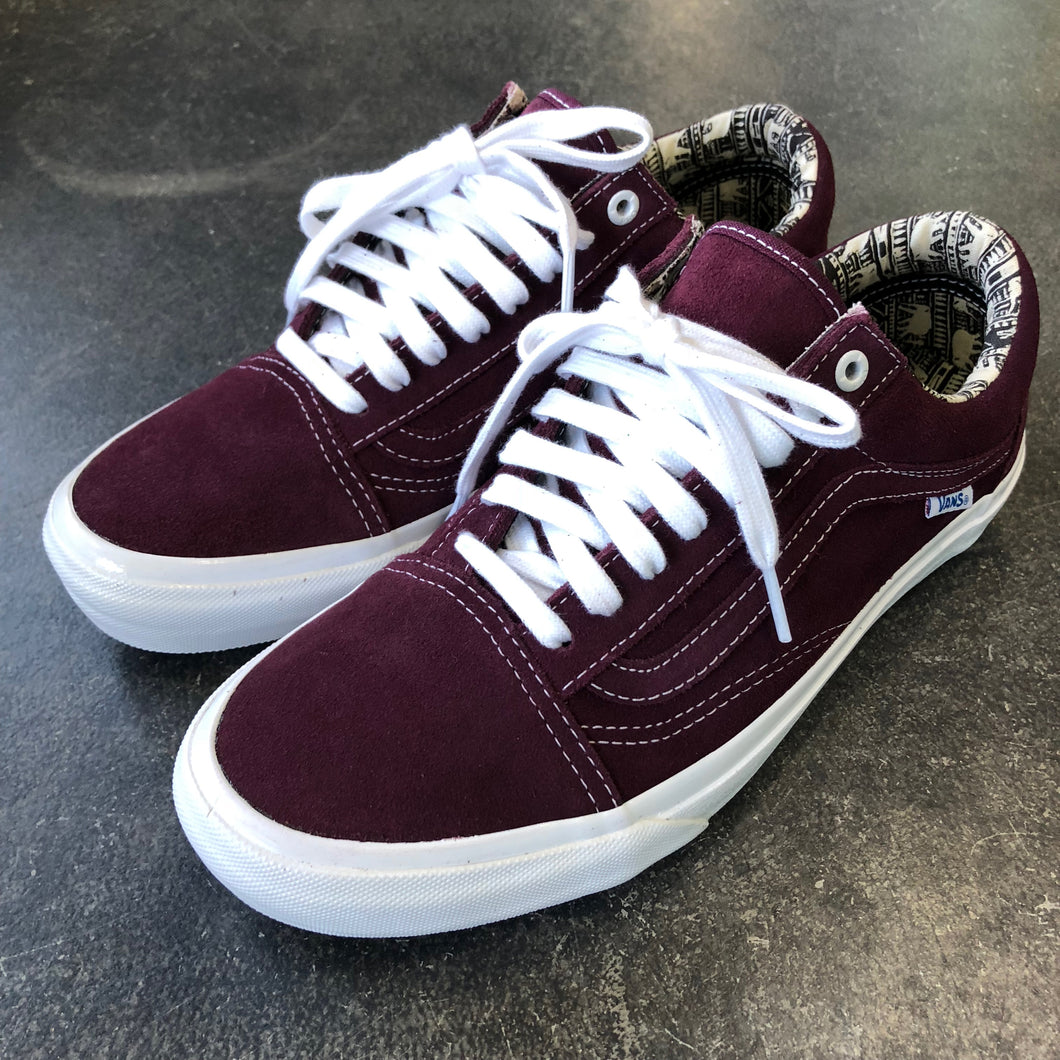 vans old skool maroon