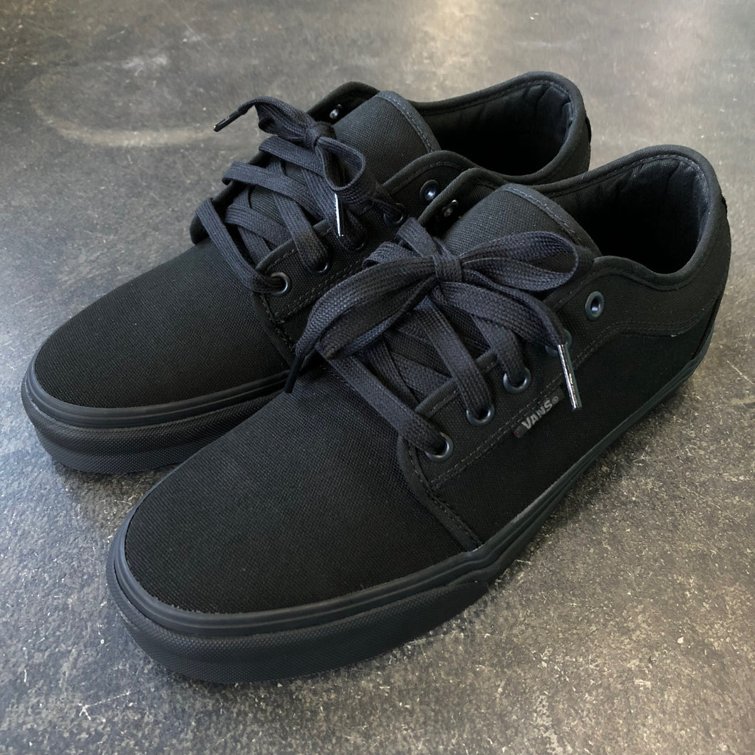 vans chukka low blackout shoes