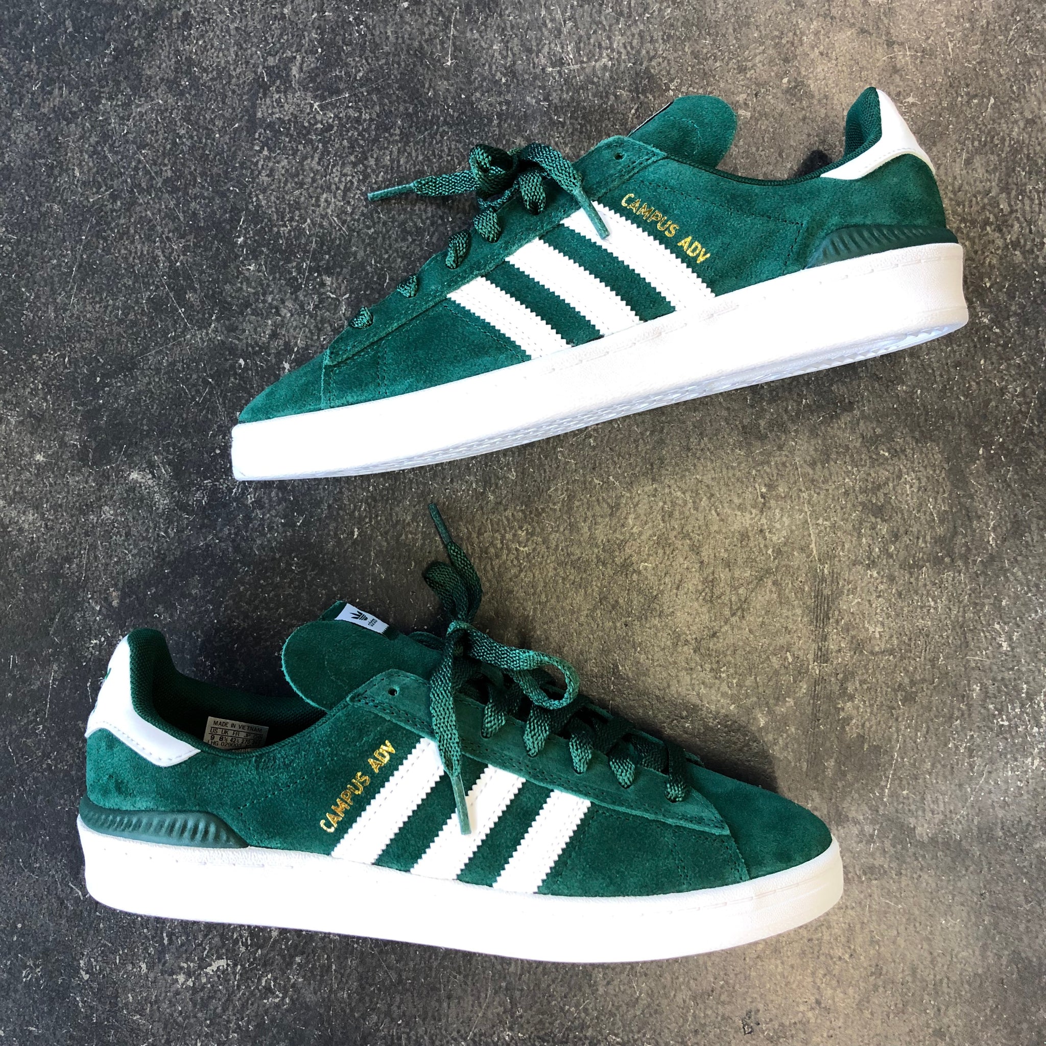 adidas campus adv green