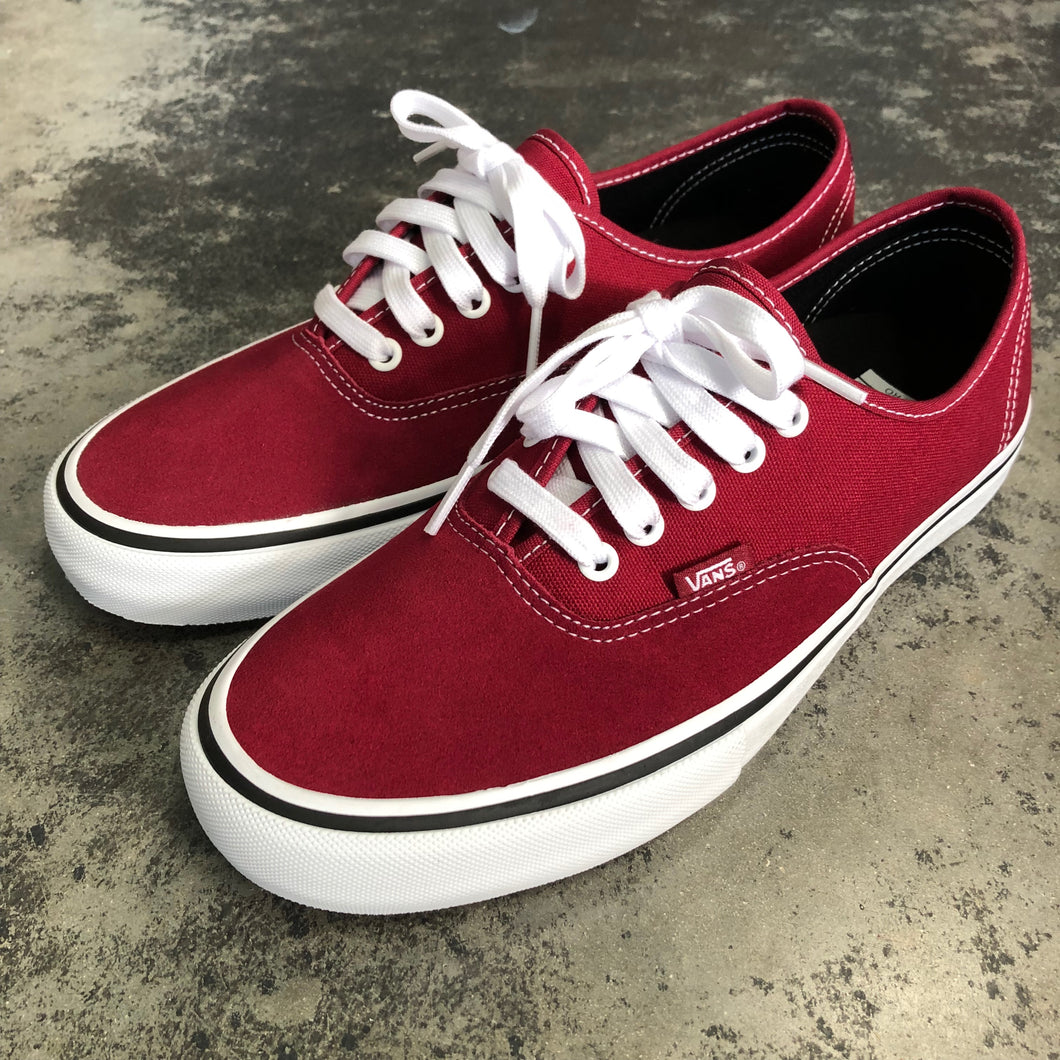 vans authentic red