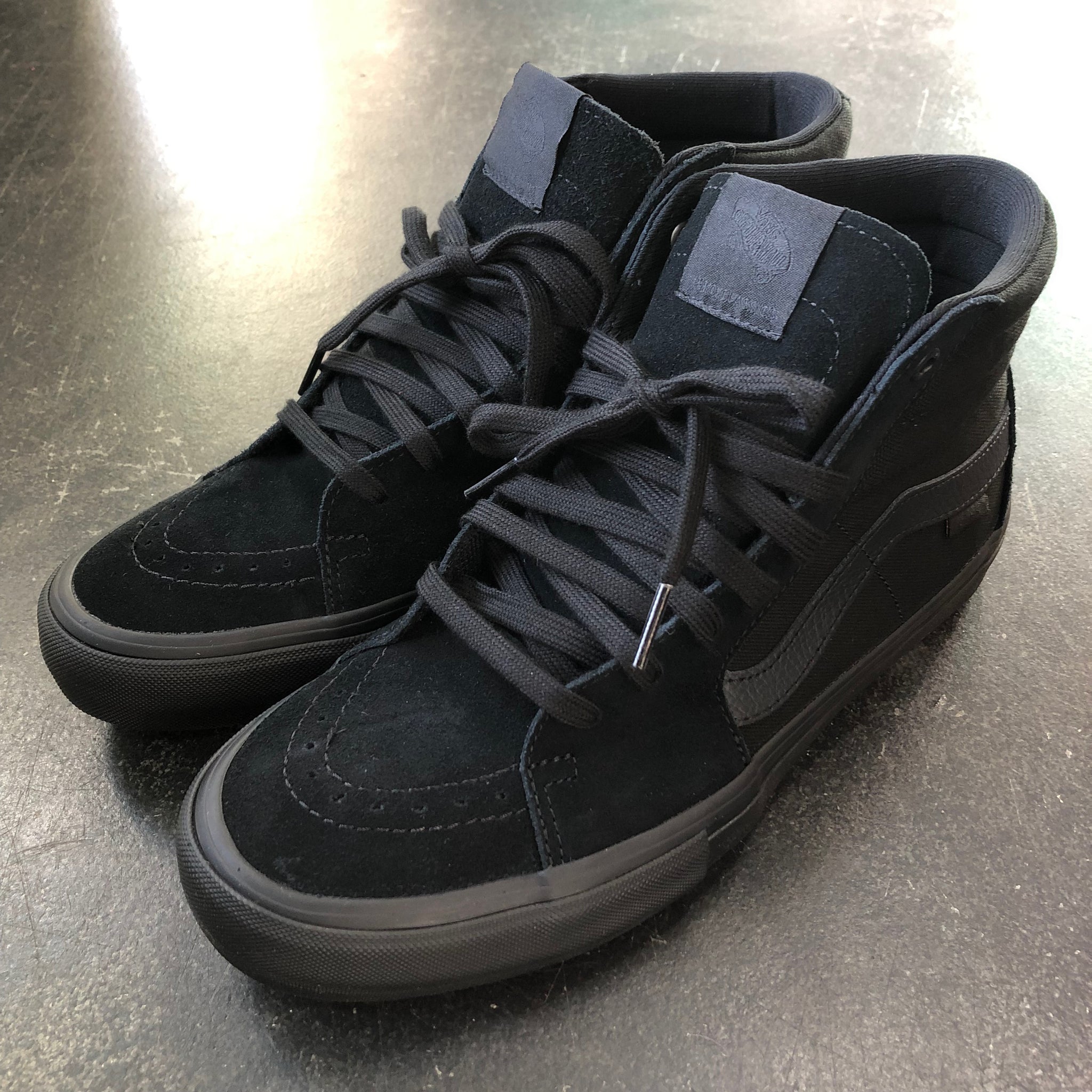 vans sk8 hi pro shoes blackout