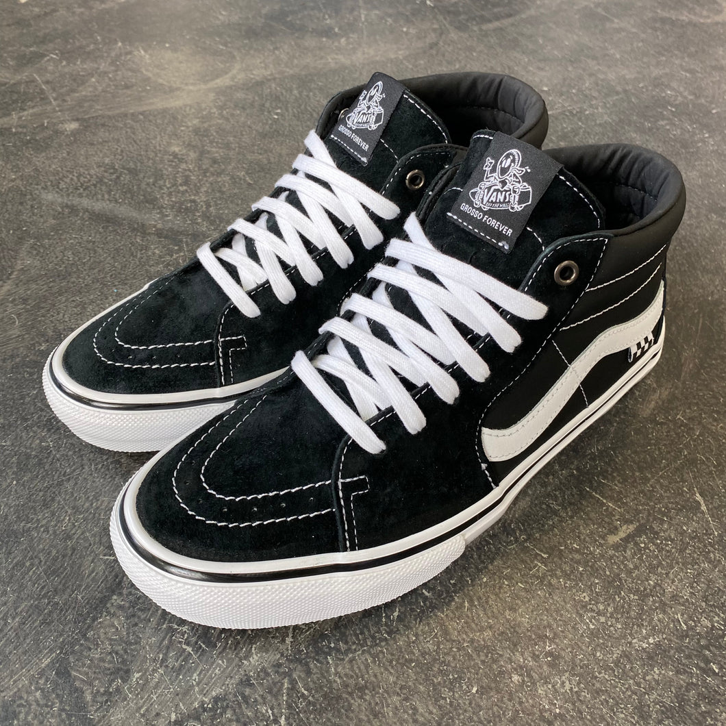 Vans Skate Grosso Mid Black/White/Emo Leather – 561