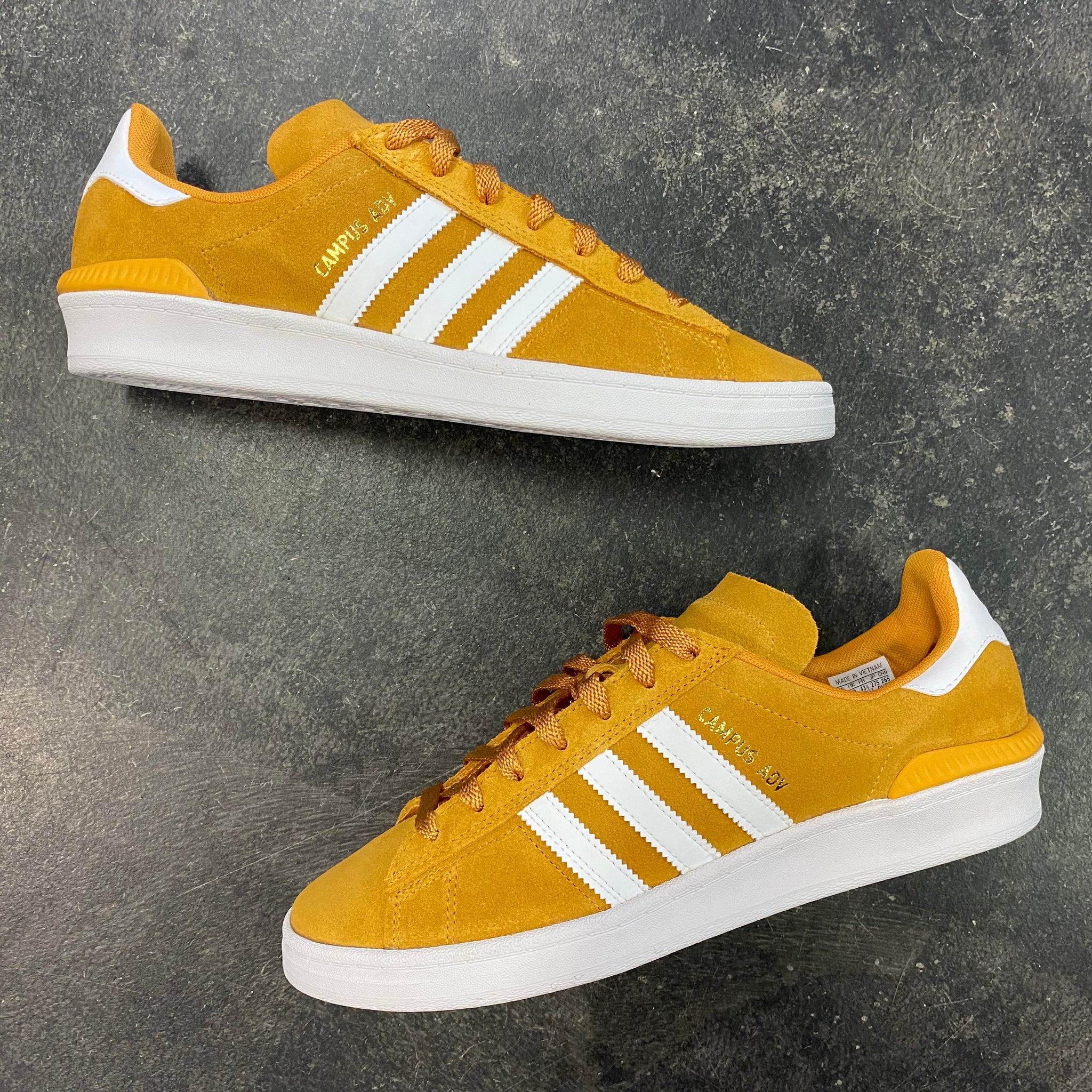 adidas campus adv yellow