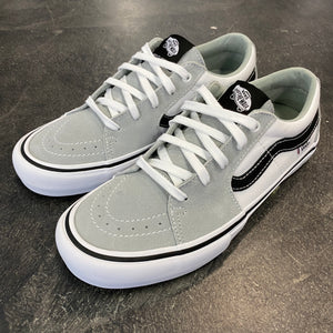 vans skate low white