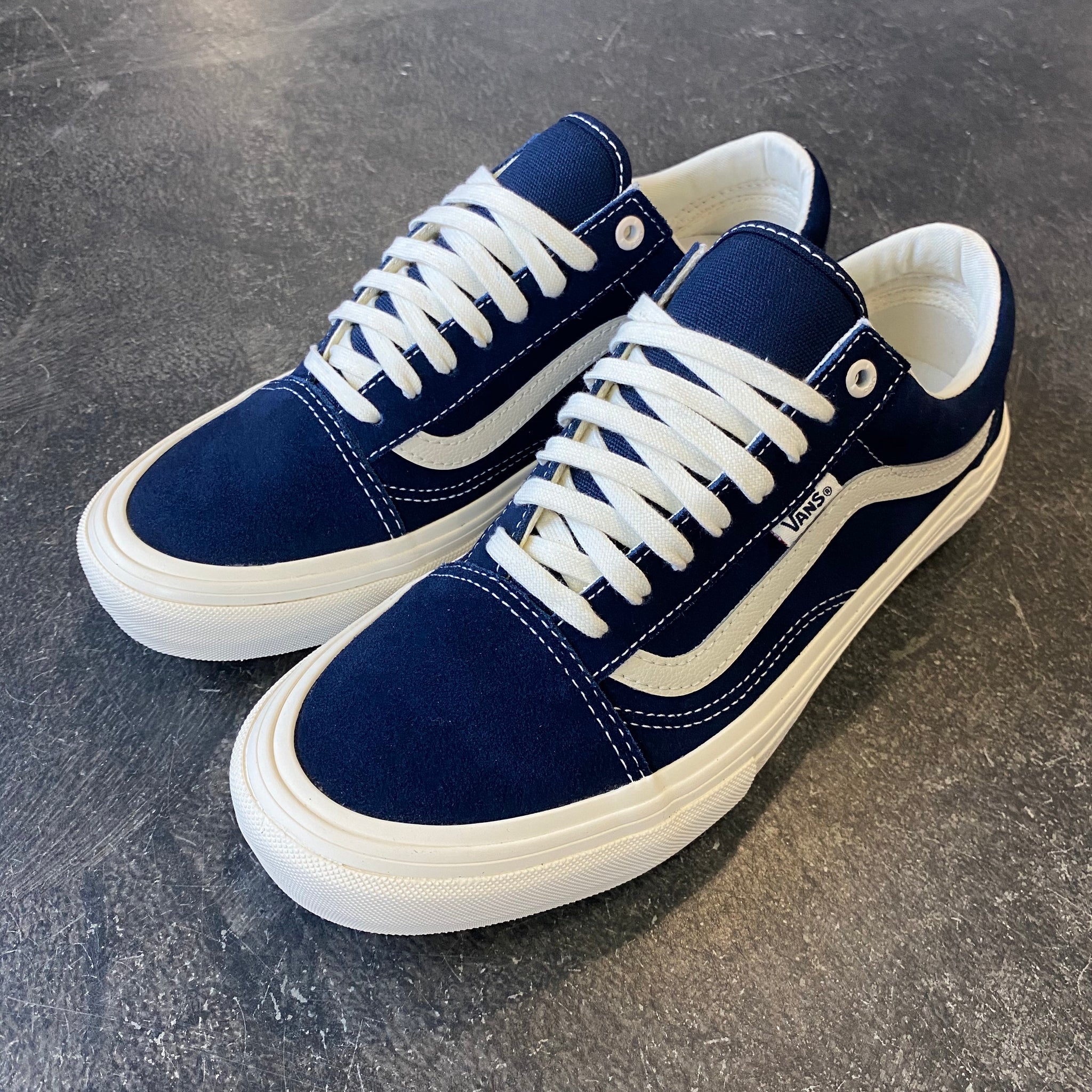 vans old skool pro navy