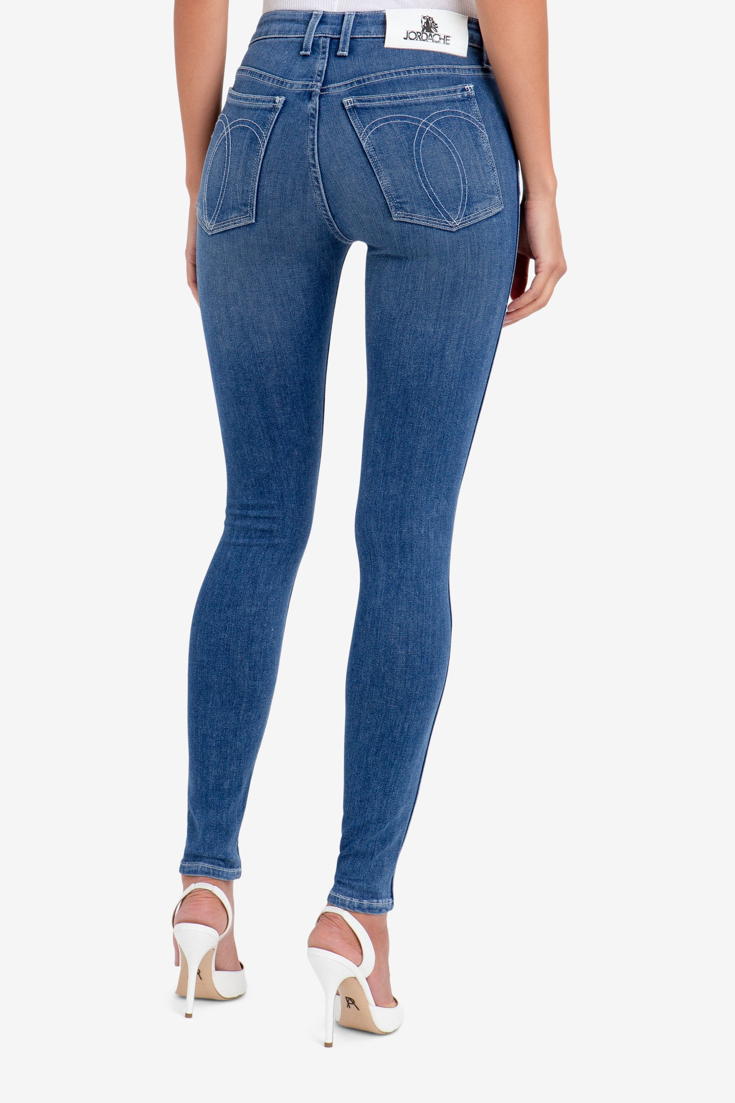 BLUE ARROWHEAD MID RISE SKINNY – Jordache