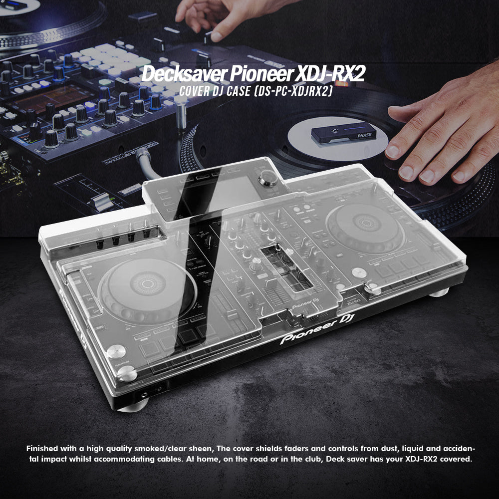 信用 Decksaver Pioneer XDJ-RX 2カバーDJケース DS-PC-XDJRX 2 depsci.com