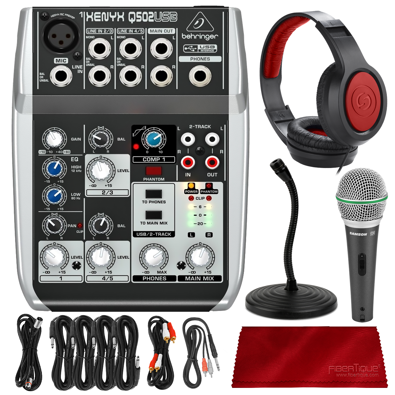 behringer xenyx q502usb do i need an audio interface