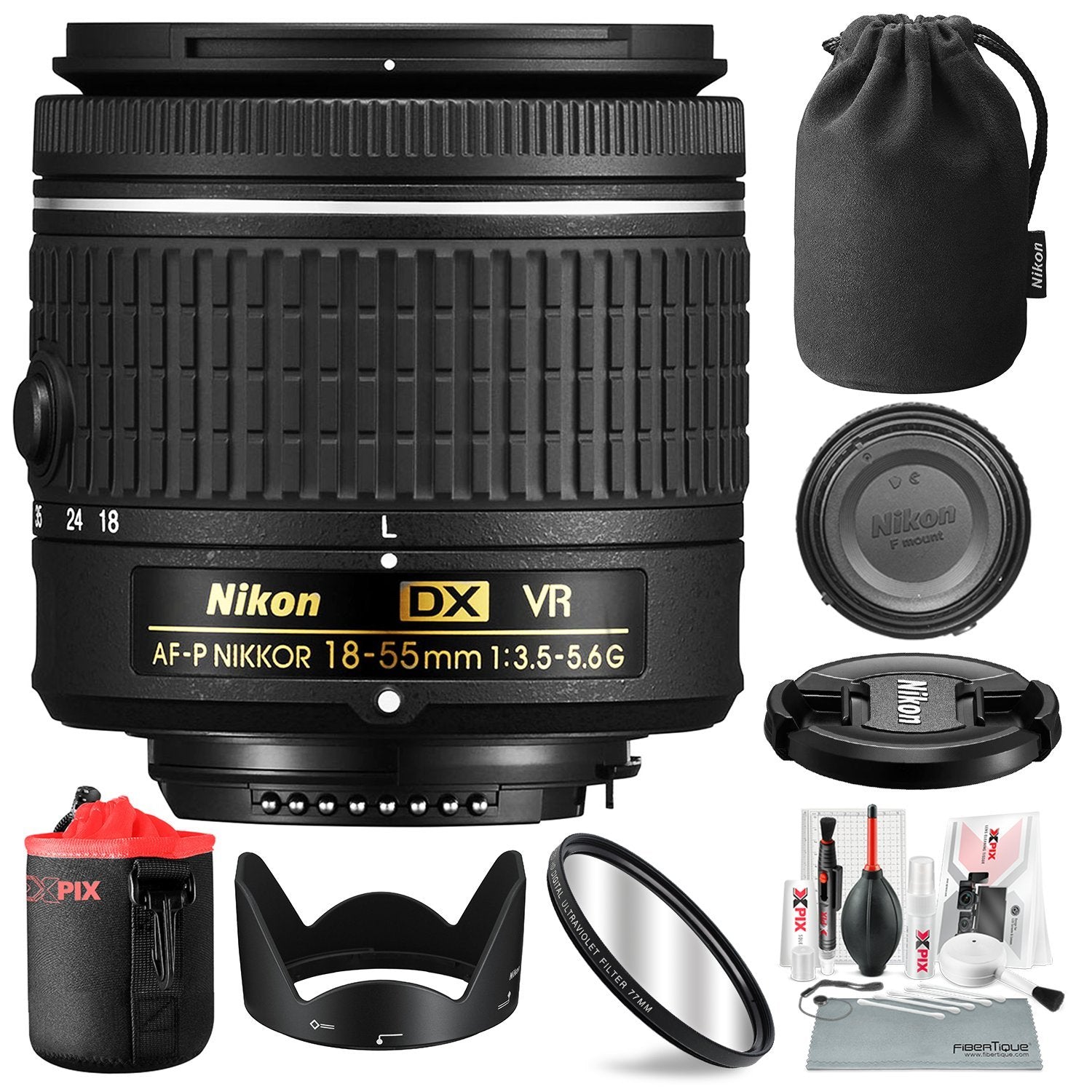 Nikon Af P Dx Nikkor 18 55mm F 3 5 5 6g Vr Lens For Nikon Dslr Camera Shopify