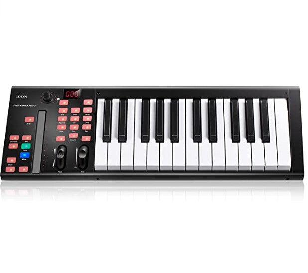 semi weighted midi keyboard 25