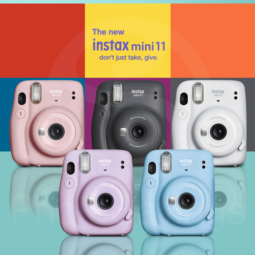 Fujifilm Instax Mini 11 Instant Film Camera Sky Blue With 168 Piece Shopify