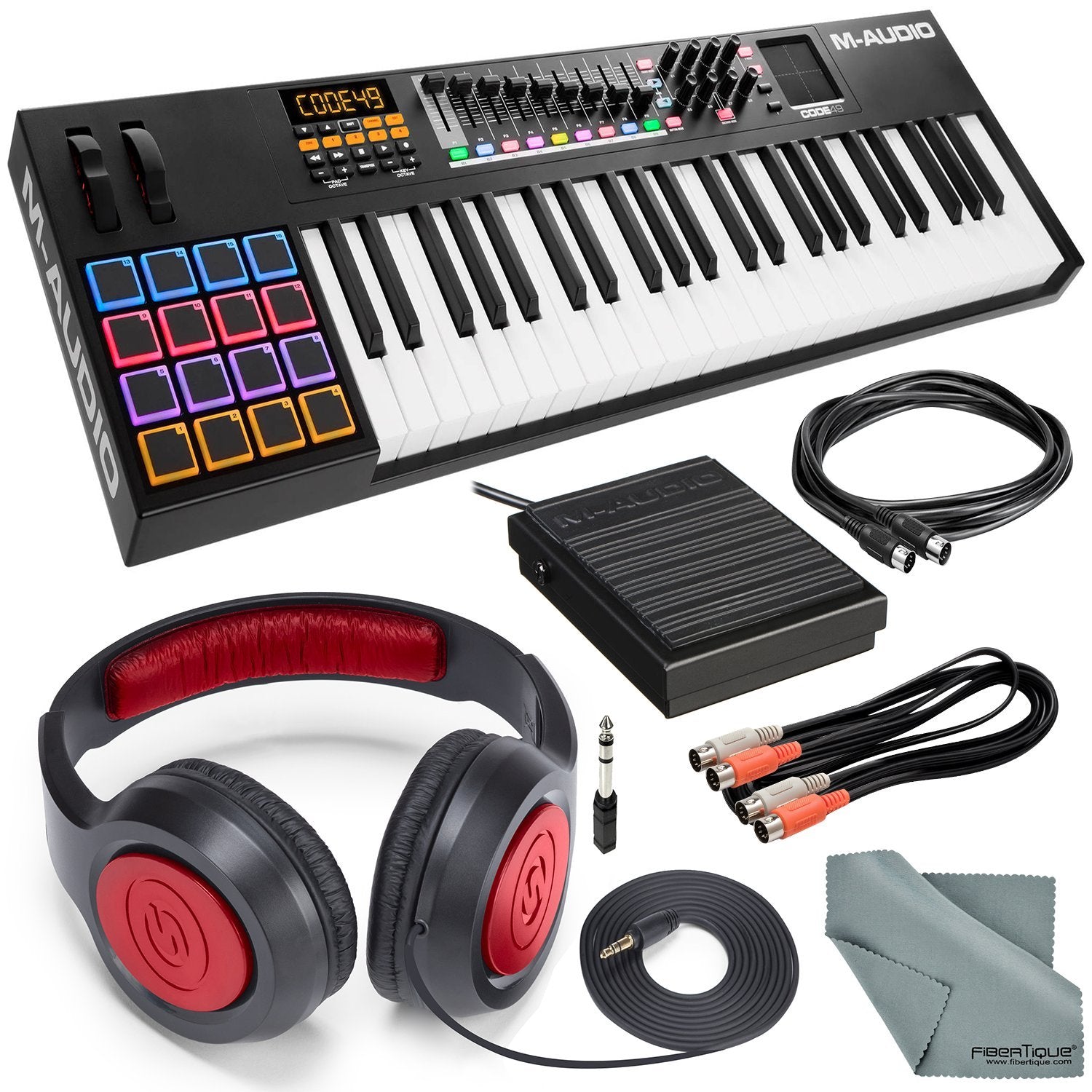 M Audio Code 49 49 Key Usb Midi Keyboard Controller With X Y Touch Pad Shopify