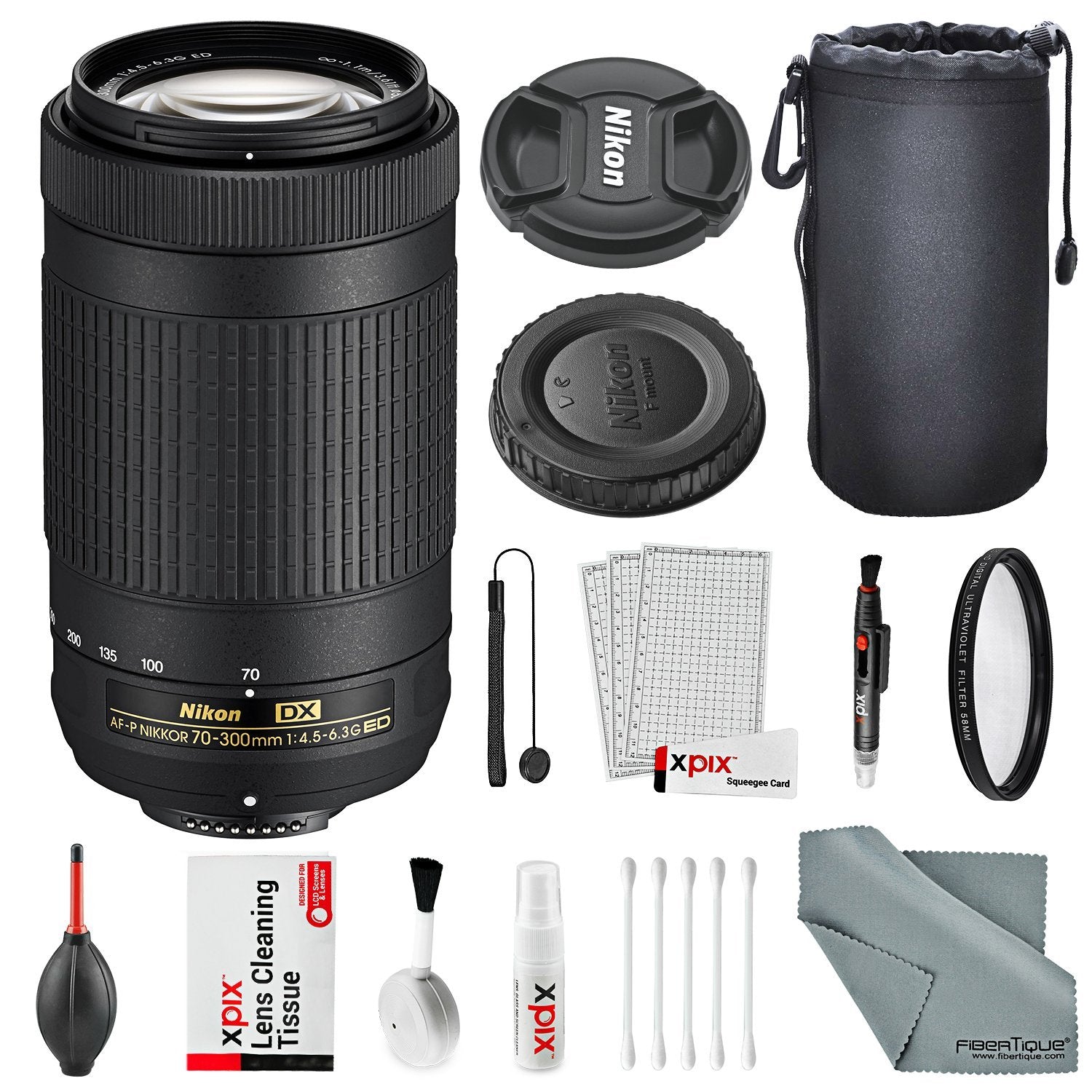 Nikon Af P Dx Nikkor 70 300mm F 4 5 6 3g Ed Lens W Basic Lens Bundle Shopify