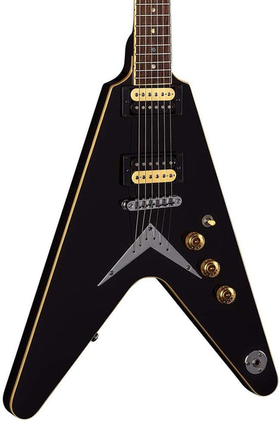 Dean V 79 Electric Guitar, Set Neck, Classic Black