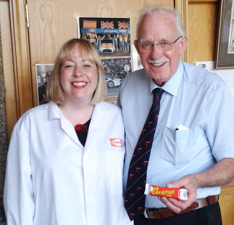 Mhairi Mackenzie with Boyd Tunnock