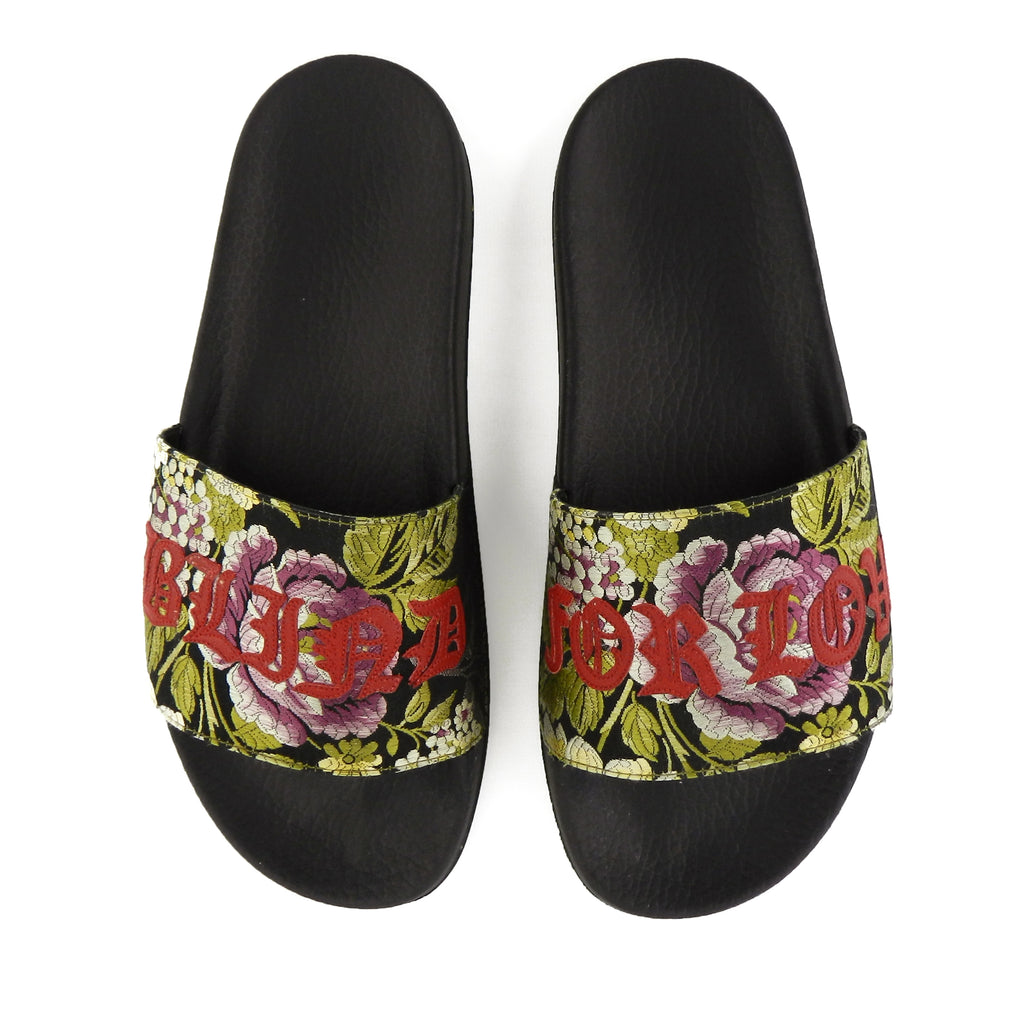 - Gucci Pursuit Floral Love Slide Sandals sz 39
