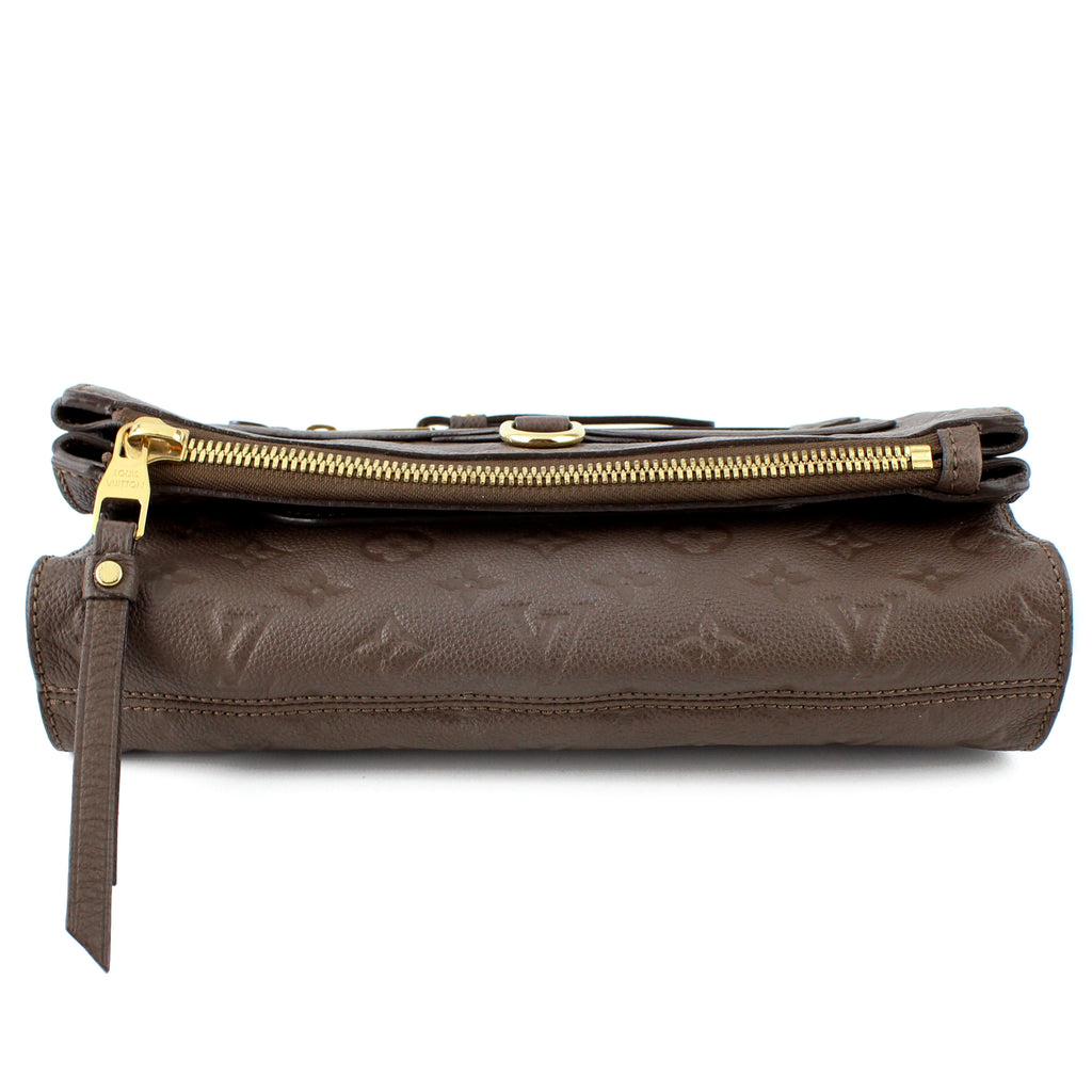 LUXUCA.COM - Louis Vuitton Monogram Empreinte Taupe Petillante Clutch