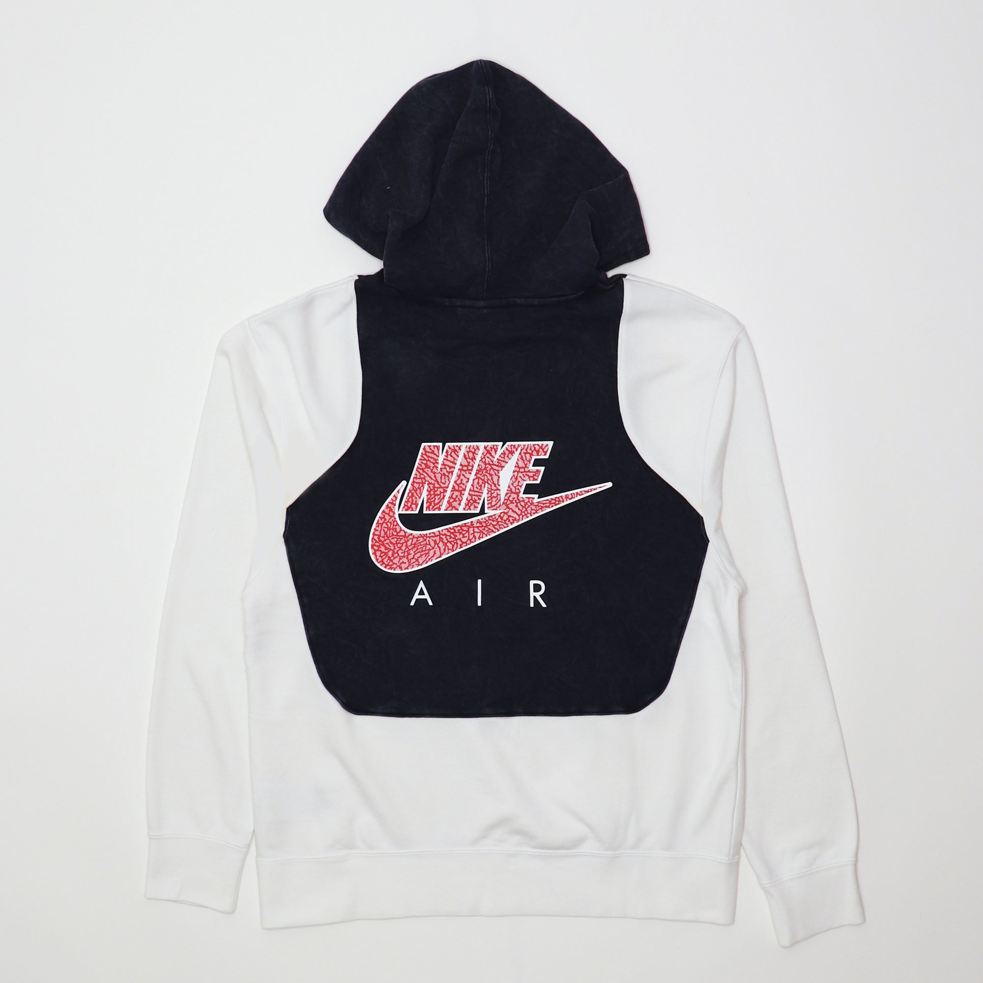 nike boxed air hoodie white red blue