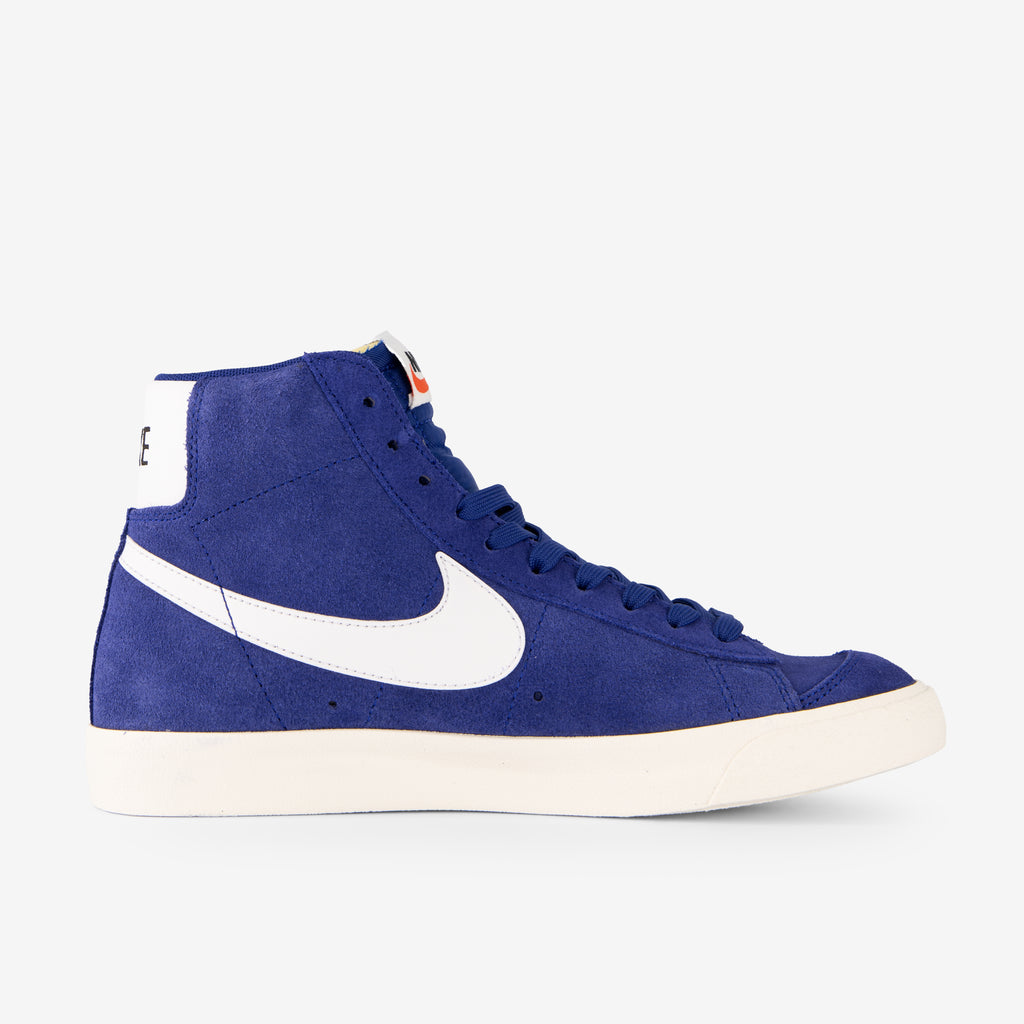 royal blue and white sneakers