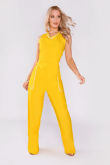 yellow jumpsuit