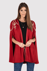 red cape jacket 