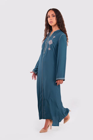 Ouarda modest djellaba hooded dress